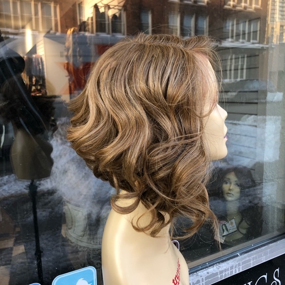 Blonde Asymmetrical sidePart wig blonde mix 2020 main image 3